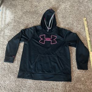 Black under Armour hoodie.
